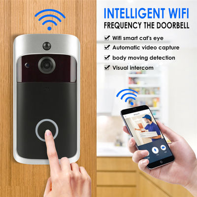 Timbre inalámbrico PIR Security Door Chine Bell del Smart Home video de WiFi 720P con noche del IR